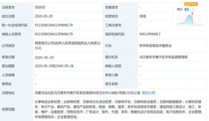 北京快手科技成立智能云科技公司，注冊資本5000萬加碼軟硬件研發(fā)